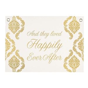 Once Upon A Time They Lived Happily Sign Wedding